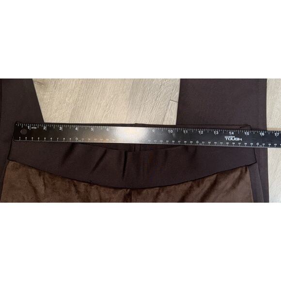 NWT Dillards women's Tasha Polizzi Collection Brown Tight Leggings Large - Picture 4 of 6